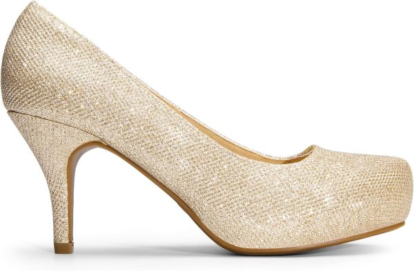 DREAM PAIRS Tiffany Women's Classic Elegant Versatile Low Stiletto Heel - Image 2