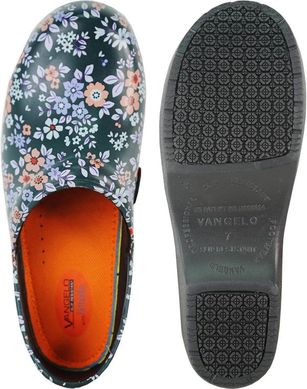 VANGELO Women Professional Slip Resistant Clog Waterproof Nurse Shoe Safety - Image 3