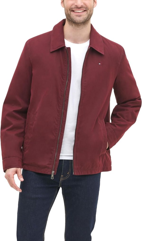 Tommy Hilfiger Men's Lightweight Microtwill Golf Jacket (Standard and Big & - Image 5