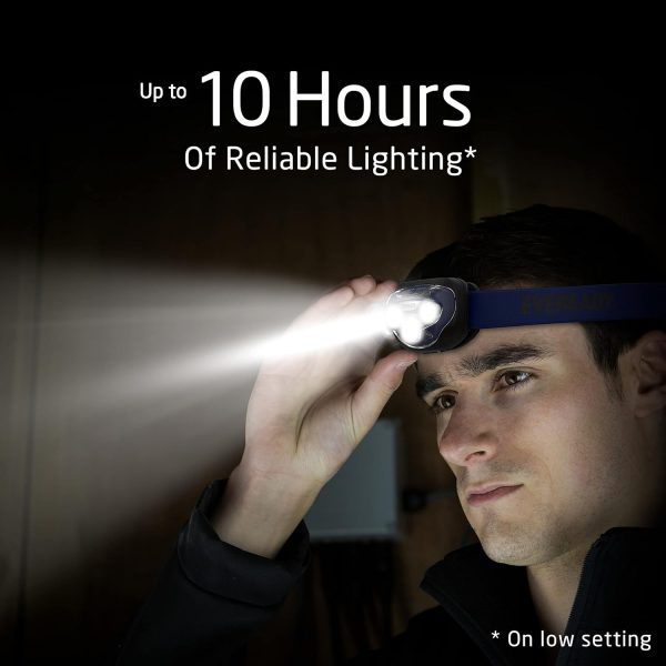EVEREADY LED Headlamps Pro200 [5-Pack], IPX4 Water Resistant, Bright and - Image 5