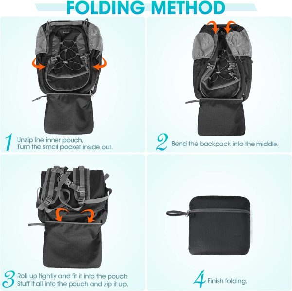 RAINSMORE Hiking Backpack 40L Waterproof Camping Backpack Lightweight - Image 7