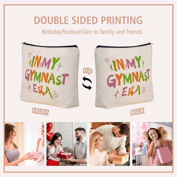 Gymnast Gifts Makeup Bag: Perfect Cosmetic Bags IN MY GYMNAST ERA Fans - Image 2