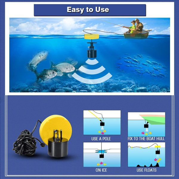 LUCKY Kayak Portable Fish Depth Finder Water Handheld Fish Finder Sonar - Image 3