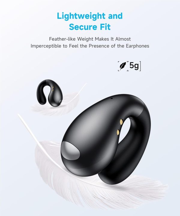 Ultra Open Ear Clip Earbuds - Over The Ear Headphones Wireless Bluetooth, - Image 3