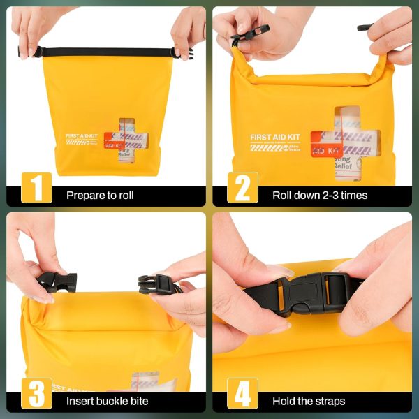 RHINO RESCUE Waterproof First Aid Kit, Lightweight Boat Dry Bag, Emergency - Image 4