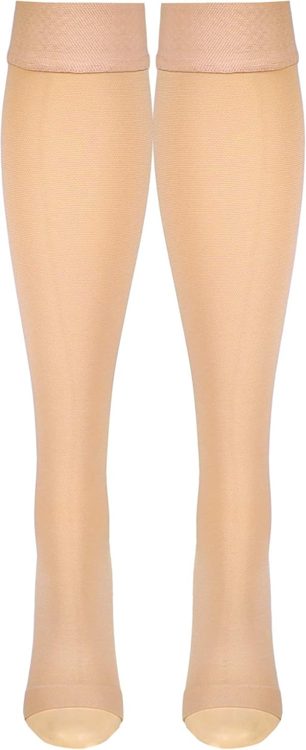 Truform 20-30 mmHg Compression Stockings for Men and Women, Knee High - Image 3
