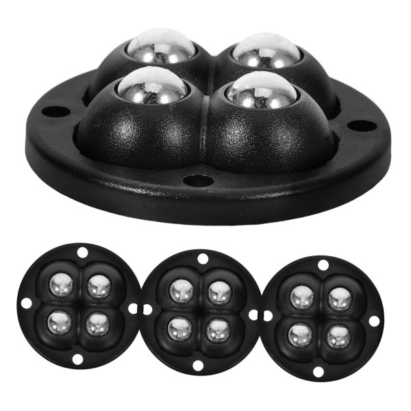 Gatuida 4sets Adhesive Universal Wheel Wheels for Office Chair Furniture - Image 3