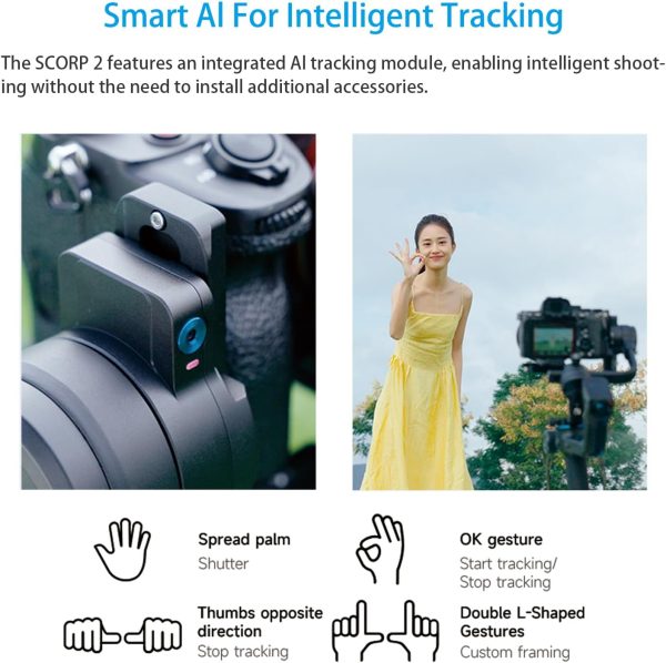 FeiyuTech SCORP 2 Gimbal Stabilizer for DSLR and Mirrorless Camera, - Image 2
