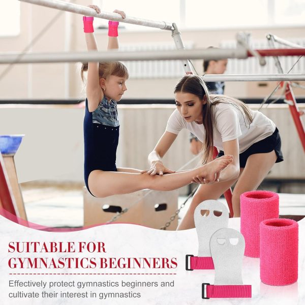 Gymnastics Grips Wristbands Set for Daughter Teens Youth Gymnastic Hand - Image 5