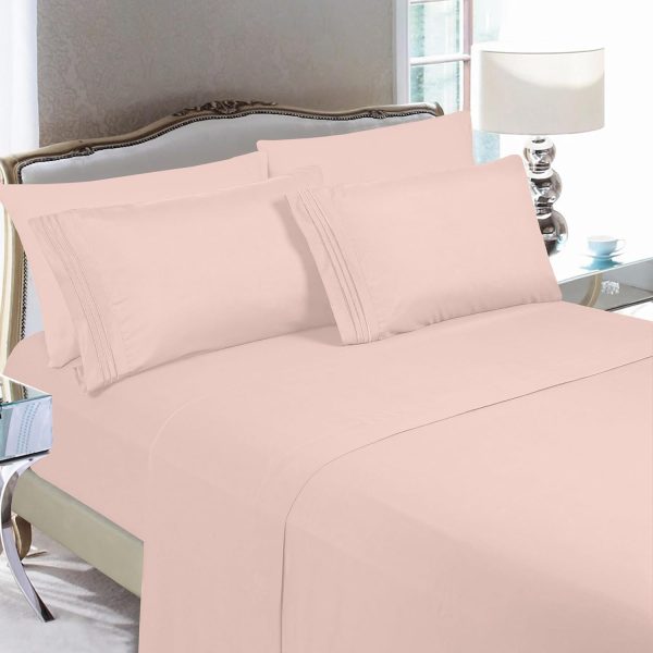 Elegant Comfort Luxury 4-Piece Bed Sheet Set - Luxury Bedding 1500 Premium - Image 2