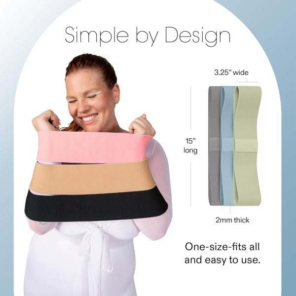 Bala Bands Resistance Bands for Women & Men, 3-Pack - Elastic Exercise - Image 4