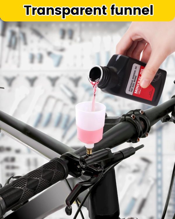 Brake Bleed Kit for Shimano, TEKTRO, TRP Hydraulic Disc Brakes. Bicycle - Image 2