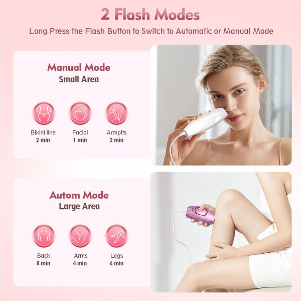 IPL Laser Hair Removal, Laser Hair Removal Device for Women Man, Painless - Image 4