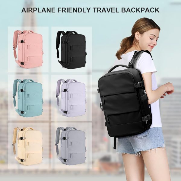 coowoz Large Travel Backpack For Women Men,Carry On Backpack,Hiking - Image 9