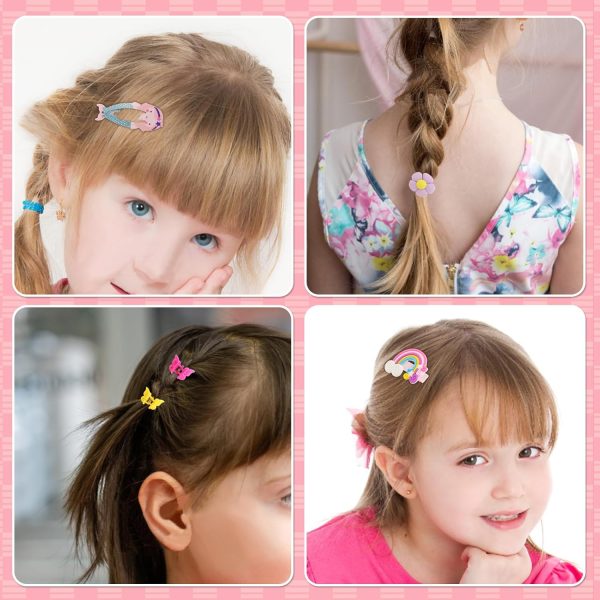Toddler Girls Hair Accessories Kit, Hair Clips Little Girl Barrettes Kids - Image 3