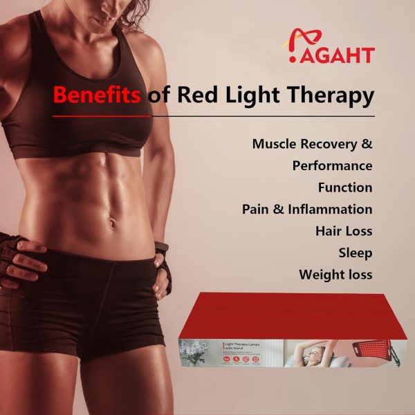 Red Infrared Light Therapy Lamp with Adjustable Stand & Holder for Face and - Image 4