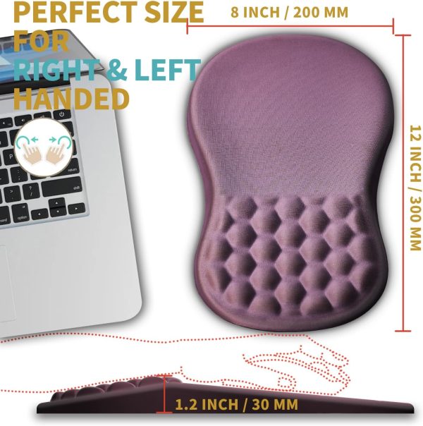 Hokafenle Ergonomic Mouse Pad Wrist Support with Massage Design, Wrist Rest - Image 4