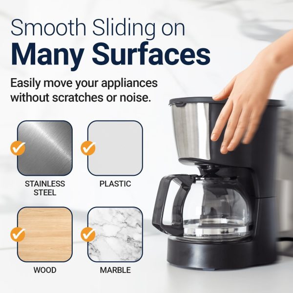 Appliance Sliders for Kitchen Appliances (24 Pack) Small Appliance Slider, - Image 3