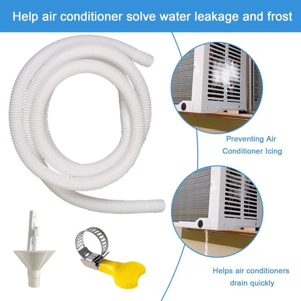 6.5 FeetUniversal Air Conditioner Outdoor Drain Connector, Fits 13-40MM - Image 5