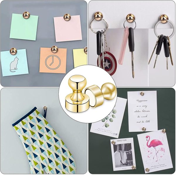 LOVIMAG Refrigerator Magnets, Fridge Magnets, Strong Whiteboard Magnets, - Image 5