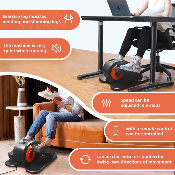 ESL Under Desk Elliptical - Portable Leg Exerciser for Seniors, Compact - Image 5