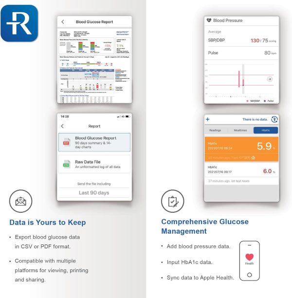 GE333 Blood Glucose Monitoring System | Glucometer | Auto Coding | 5-Second - Image 8