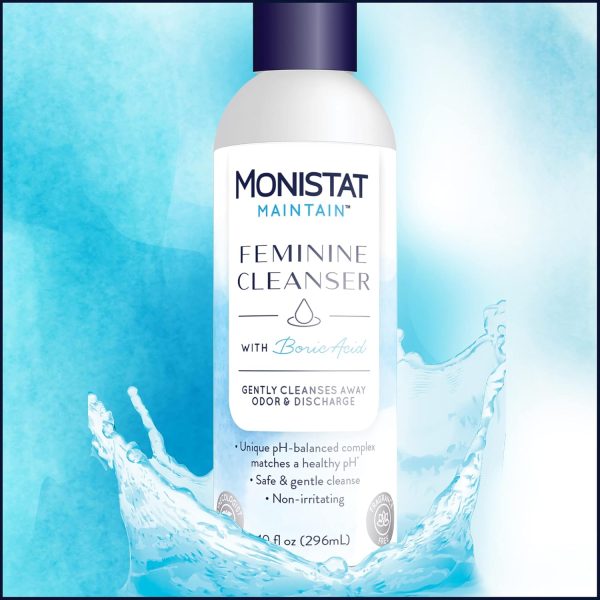 Monistat Boric Acid Feminine Cleanser, Fragrance Free Feminine Wash, 10 Fl - Image 8