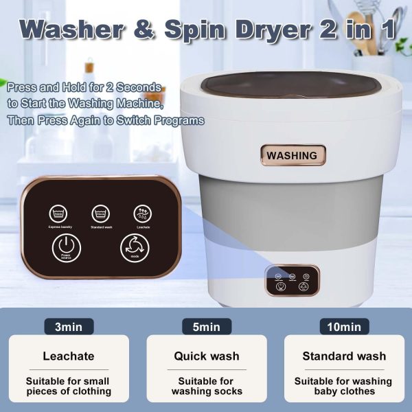 Mini Portable Washing Machine Small - 18L Portable Mini Washing Machine - Image 4