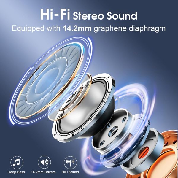 Wireless Earbuds 75hrs Bluetooth 5.3 Headphone Sport, 2024 Bluetooth - Image 3