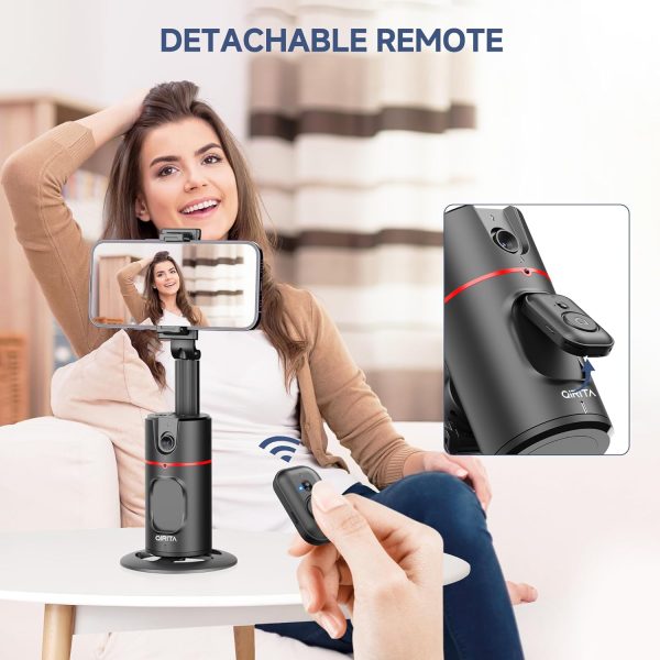 Auto Face Tracking Tripod, No App, Smart Shooting Phone Holder with Remote, - Image 7