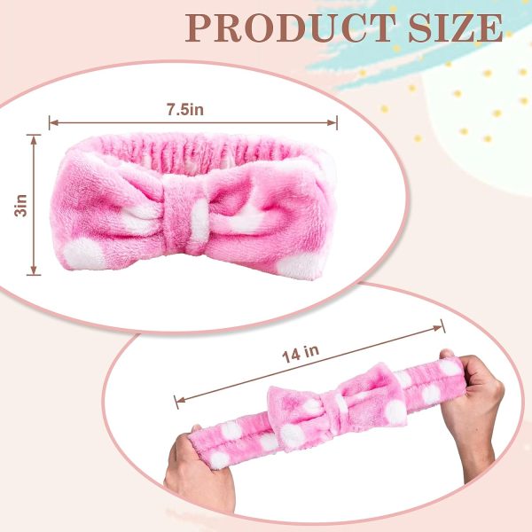 Skincare Headband, 9 Pcs Spa Headband for Washing Face, Microfiber Makeup - Image 2