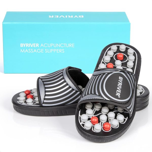 BYRIVER Tension Fatigue Relief Massager, Circulation Slippers Sandals, Foot - Image 2