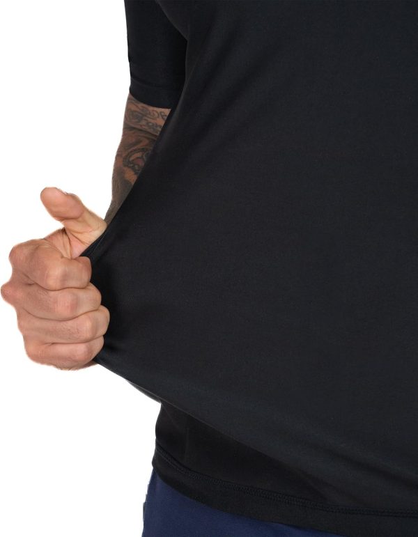 Kewlioo Men's Sauna Suit Shirt - Heat Trapping Sweat Compression Vest, - Image 8