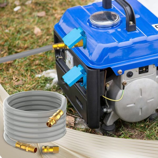 3/4" ID Natural Gas Hose 30FT, 3/4 Natural Gas Quick Connect Hose For - Image 4
