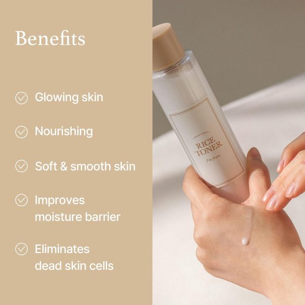 I'm from Rice Toner, Milky Toner for Glowing Skin, 77.78% Korean Rice, Glow - Image 6