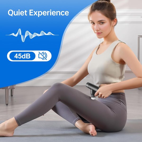 Mini Massage Gun, Percussion Deep Tissues Muscle with Heat, Portable - Image 6