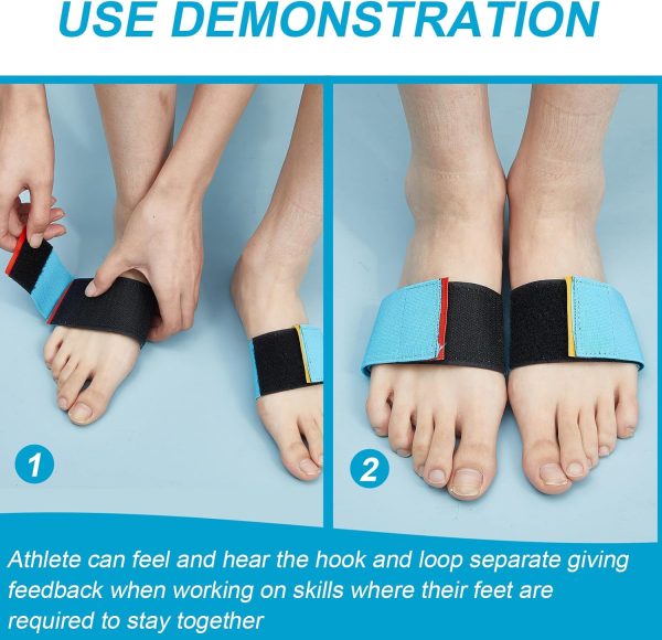 Shappy 2 Pairs Gymnastics Sticky Toes Gymnastics Tumbling Trainer Aid - Image 2
