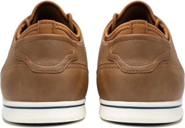 Cestfini Mens Casual Dress Shoes Brown Dress Sneakers Comfortable Fashion - Image 4