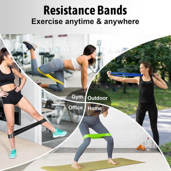 Resistance Bands for Working Out, Exercise Bands Resistance Bands Set with - Image 3