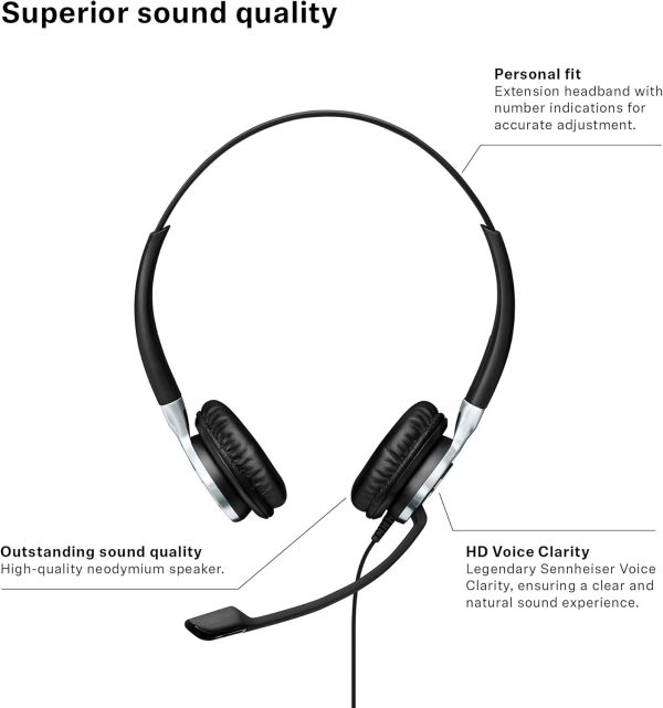 Sennheiser SC 665 USB (507257) - Double-Sided Business Headset | UC - Image 6