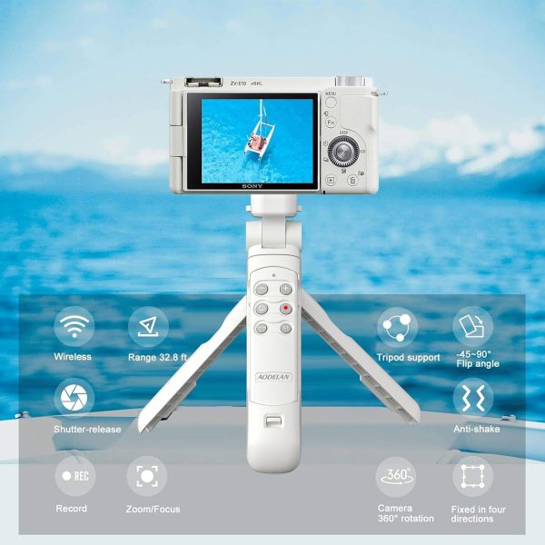 AODELAN Wireless Shooting Grip Tripod with Remote Control for Vlogging, for - Image 2