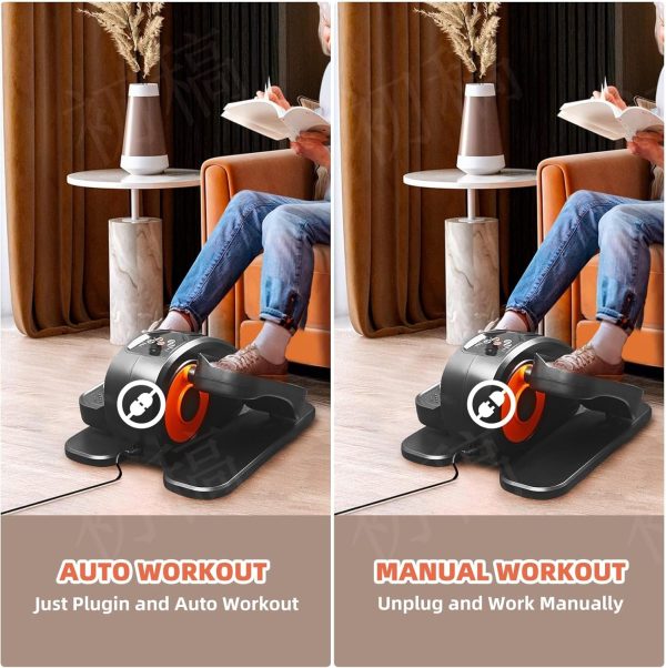 ESL Under Desk Elliptical - Portable Leg Exerciser for Seniors, Compact - Image 2