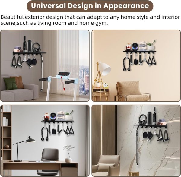 Floating Shelf Organizer Compatible with Tonal Accessories Home Gym Weight - Image 5