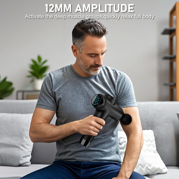 RAEMAO Massage Gun, Massage Gun Deep Tissue, Back Massage Gun for Athletes - Image 2