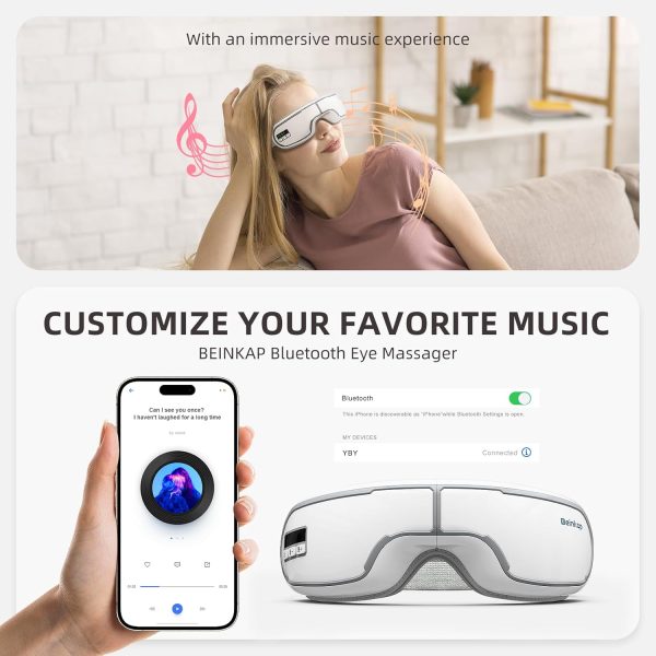 Eye Massager with Heat, Christmas Birthday Gifts for Women Eye Massager, - Image 5