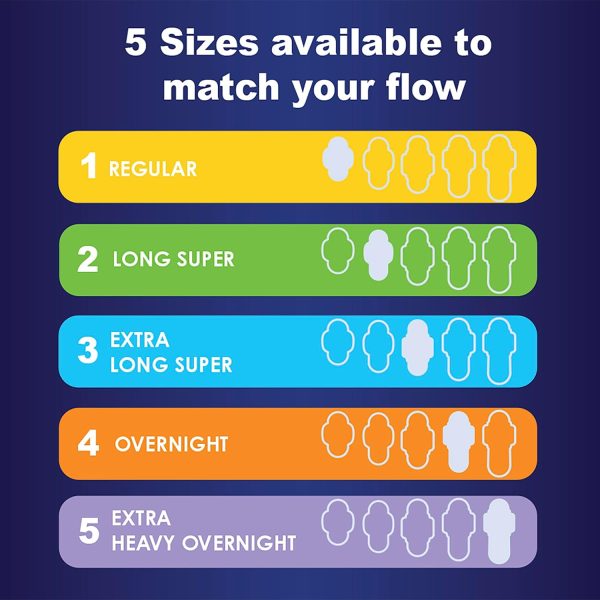 Always Maxi Overnight Pads with Wings, Size 4, Overnight, Unscented, 33 CT - Image 6