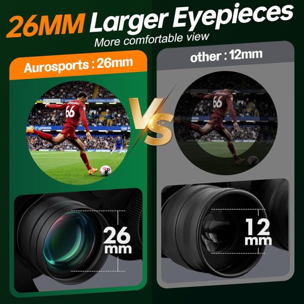 Binoculars for Adults High Powered - 20x70 HD Bird Watching Binoculars with - Image 3