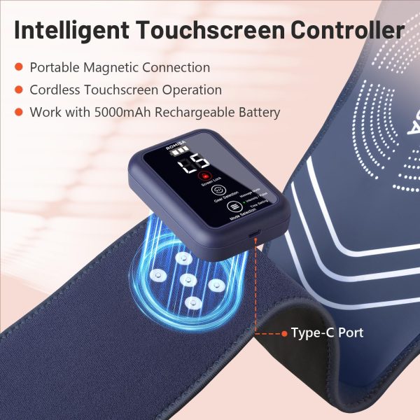 Red Light Therapy Belt & Back Massager for Pain Relief, Infrared Light - Image 5