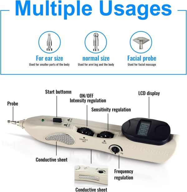 Electronic Acupuncture Pen Meridian Pen Find Acupoints Automatically with 3 - Image 7