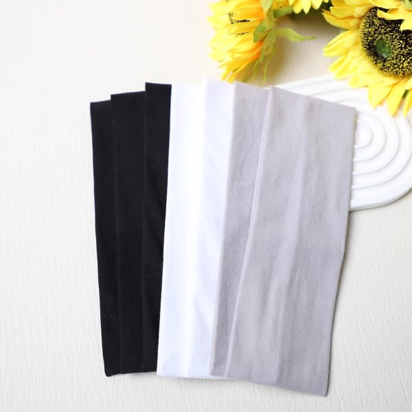 7 PCS Headbands for Women Cotton Non Slip Hair Bands Sweat Thick Headband - Image 9
